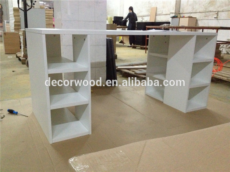 Factory price Open wooden Shelf design office furniture