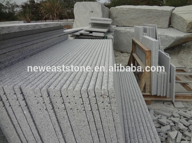 China grey granite outdoor step covering tile