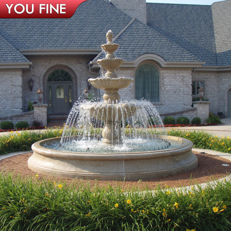 Outdoor Garden Marble Stone Fountain