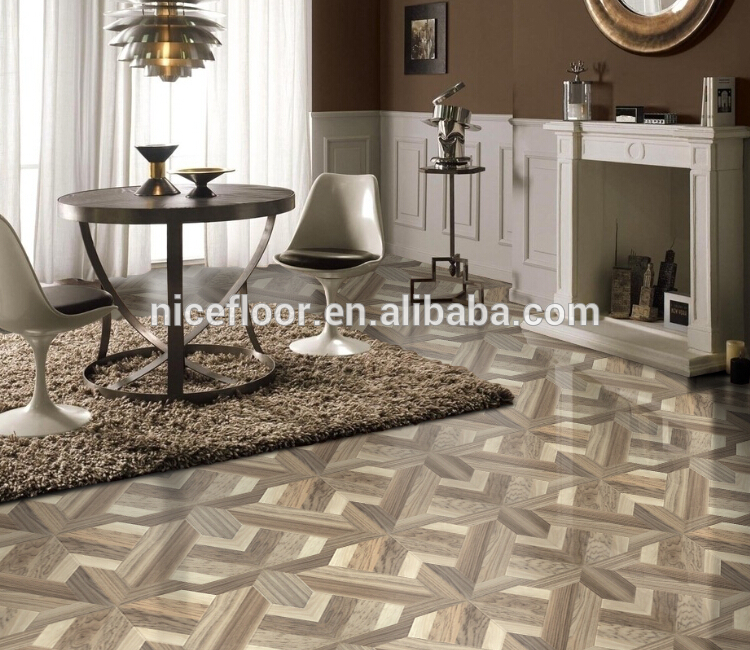 German cartoon pattern cheap parquet Laminate Wood Flooring