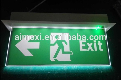 Batteries Rechargeable Recessed Emergency Exit Sign