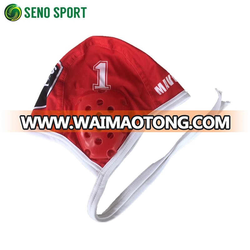 Fashion Logo Imprinted Water Polo Swimming Caps For Children