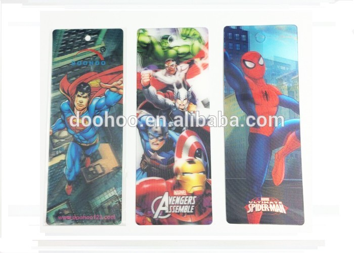 3d PET Hologram Bookmark/3d Lenticular Poster/3d Hologram Printing Card