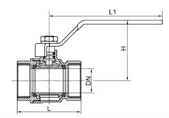 Hot sale Lever handle full port female thread brass ball valve discount price brass ball valve dn20 valvula de laton