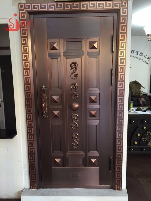 the luxury copper doors