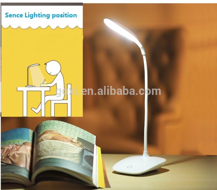 5W touch dimmable flexible led desk lamp with high lumen