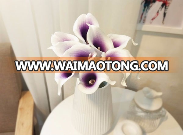 2018 new style artificial PU calla lily flower for wedding