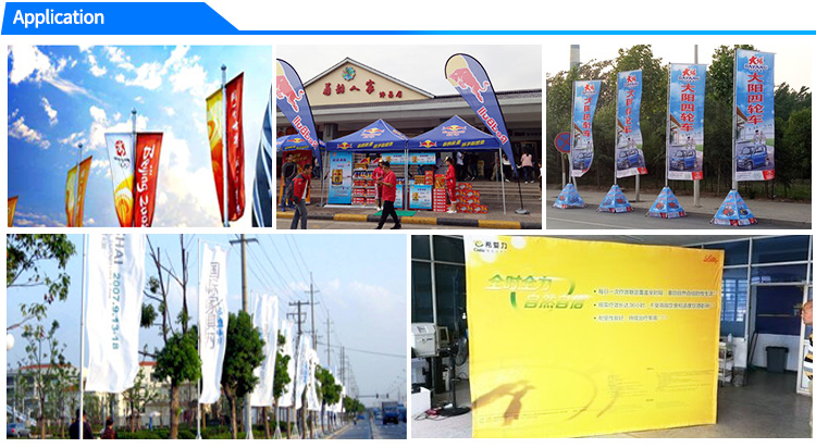 Outdoor polyester flying banner fabric for sale