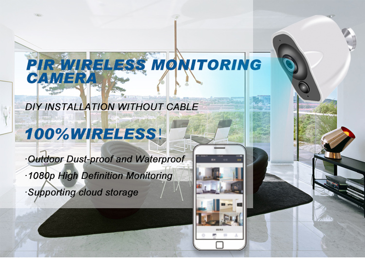 popular new style innovative products Wireless easy installation cctv Security Camera for modern families