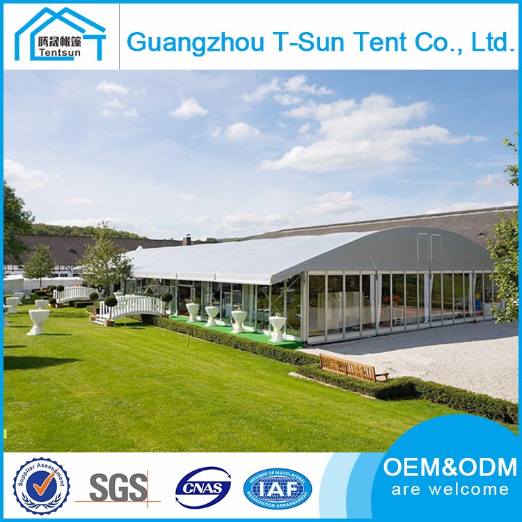 Arch shape 10-40m width outdoor trade show exhibition fair giant tent