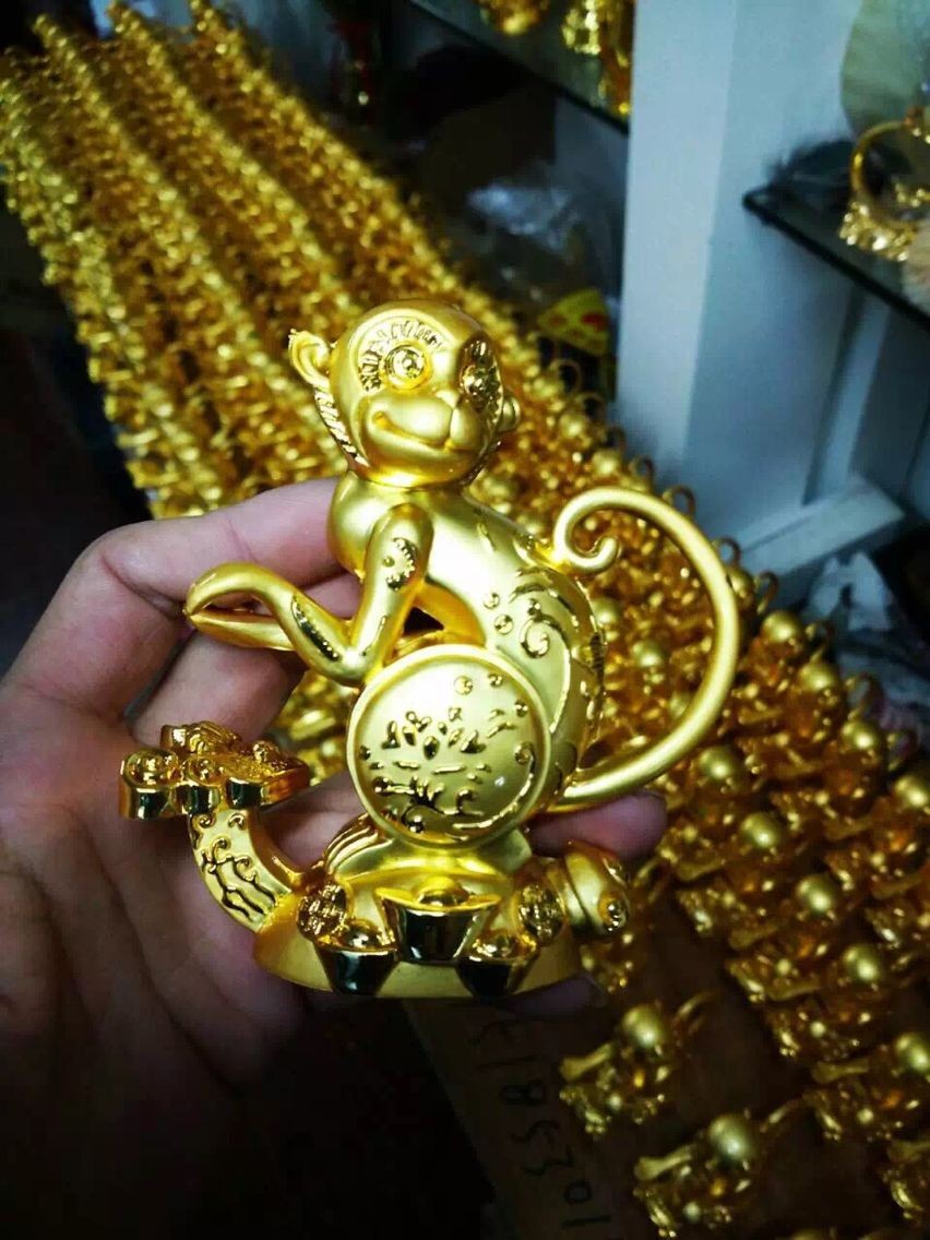 2017 New Design Gold Rooster Award Gold Chanticleer Trophy For Company Gift