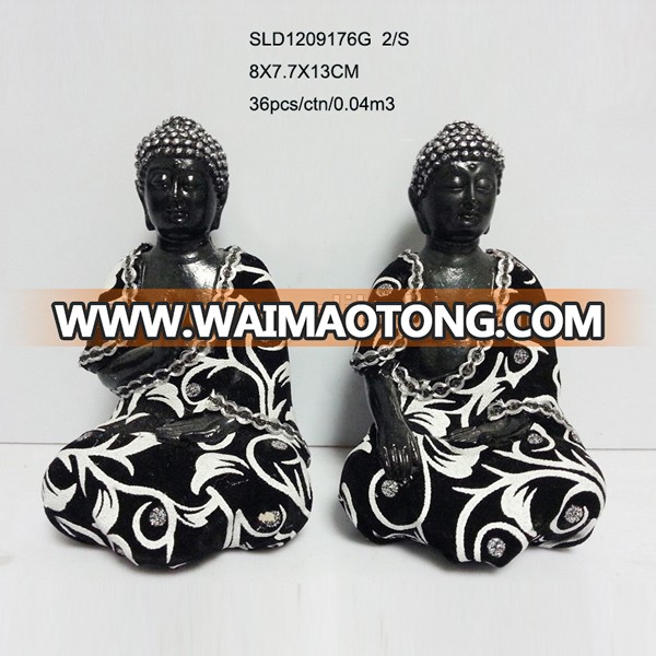 2/s New finish buddha figurine decoration interior