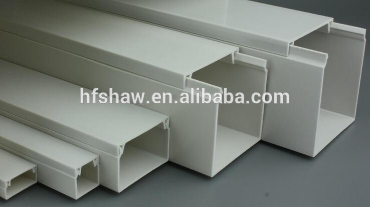 (High Quality) Wire Accessories PVC Wire Cable Trunking, Decoration Wiring Duct