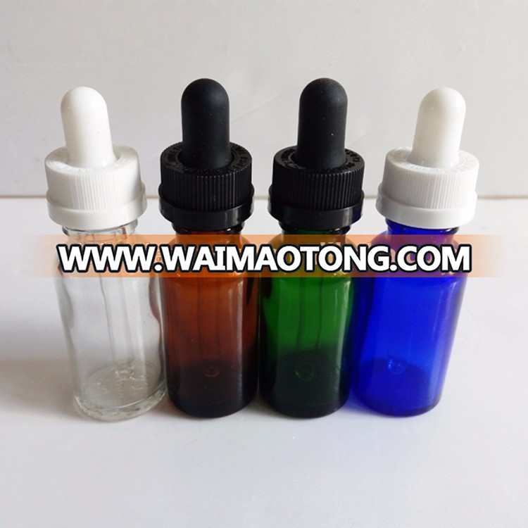 Daily medical cosmetic dropper bottle with glass pipette dropper