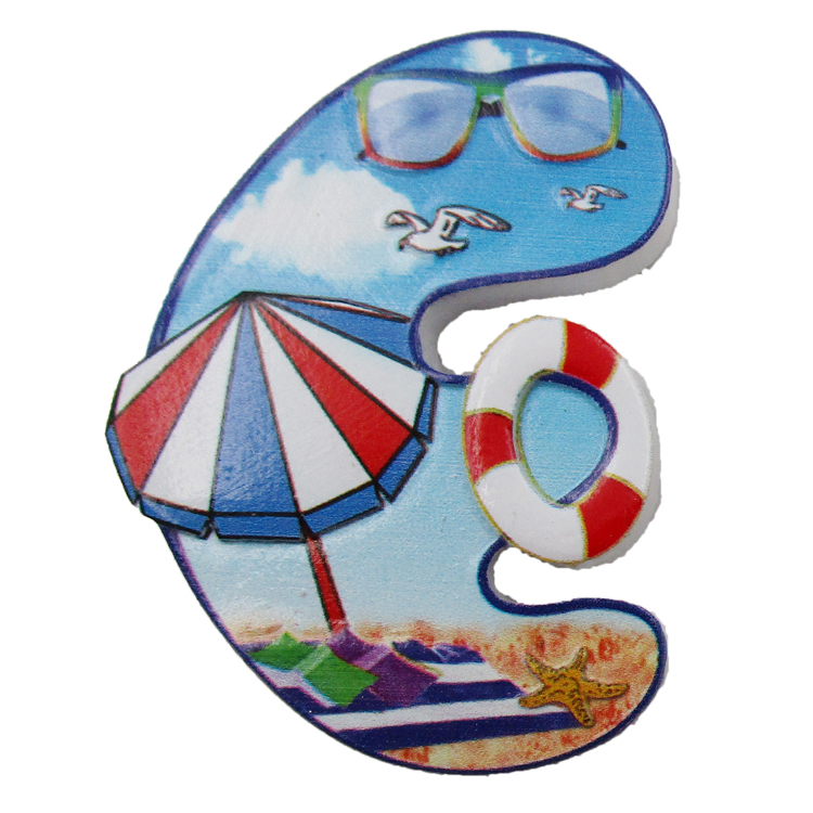 Promotional resin refrigerator souvenir 3d magnet letters