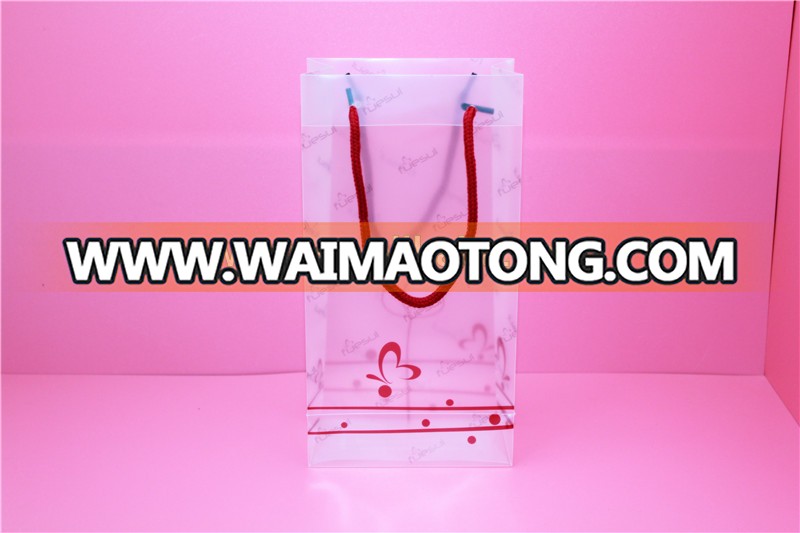 drawstring clear custom printing biodegradable plastic bag