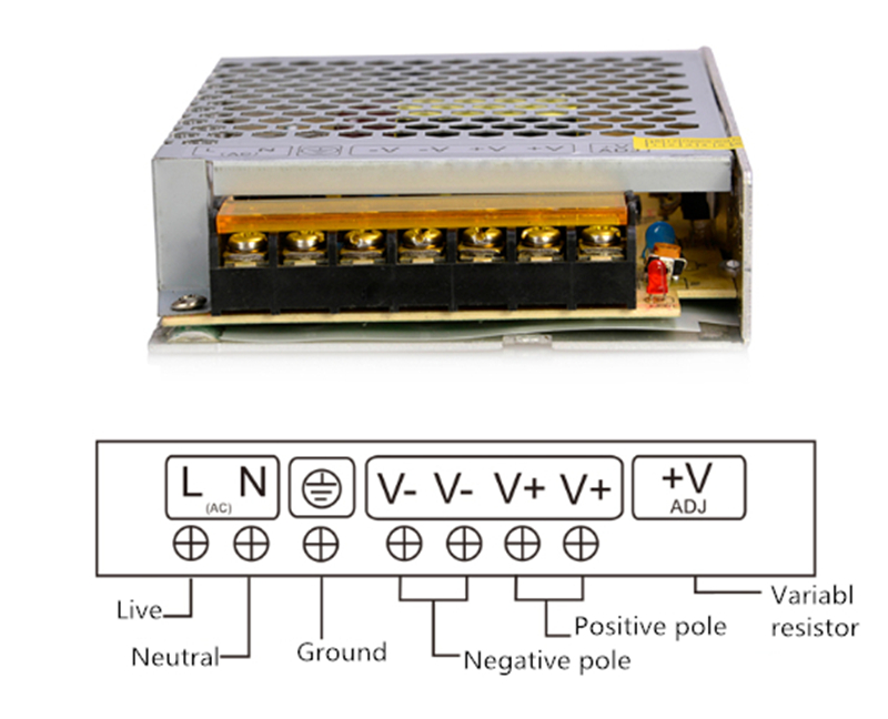 100W 24V Power Supply Multifunctional Switching Mode Power Supply with CE certificate 24V Ultra Thin Power supply