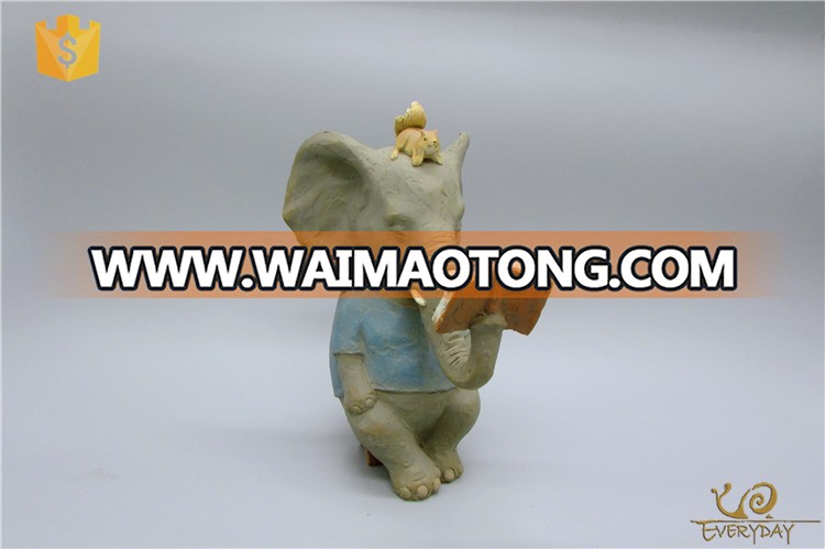 China Wholesale Antique Elephant Statue Bulk Elephant Figurine For Wedding Table Decor