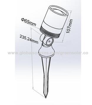 Modern Design Focus Solar spotlight,Solar garden light, waterproof solar light