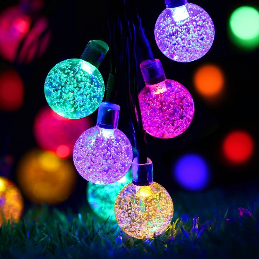 Waterproof outdoor garden solar lighting starfish led string lights