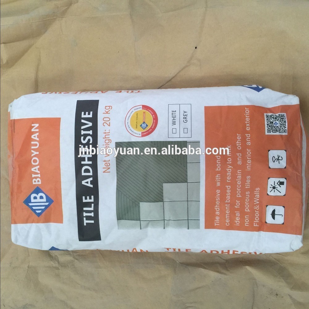 Super Tile Adhesive, Tile Cement with grey /white colors