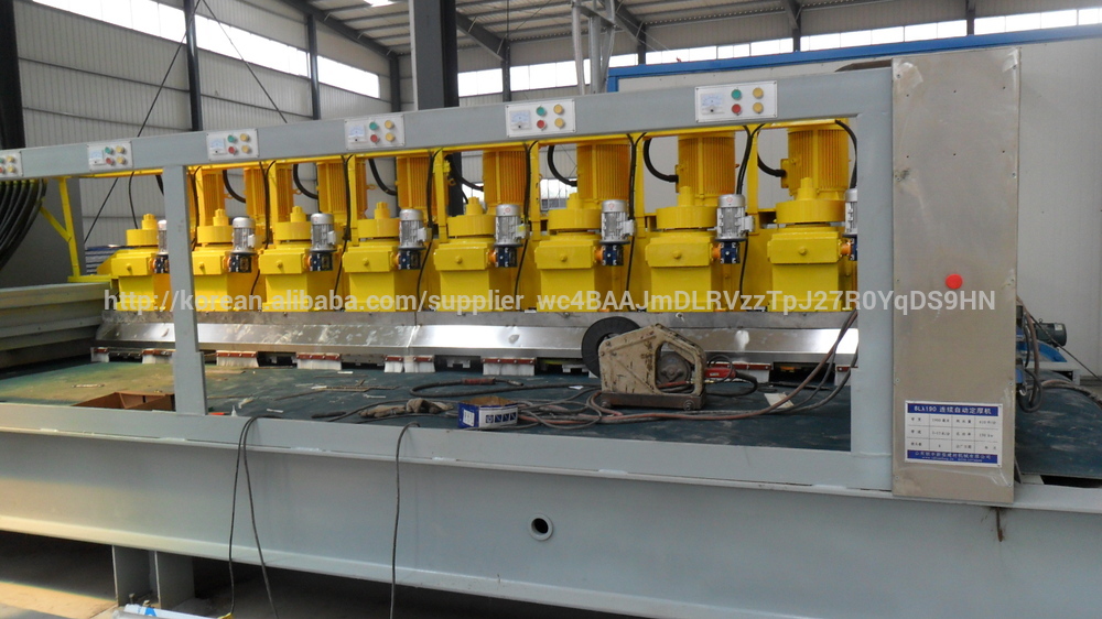 HongFa automatic high efficiency artificial quartz stone plate machinery production line