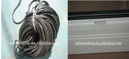 High quality PVC/uPVC black bottom-hung/casement windows