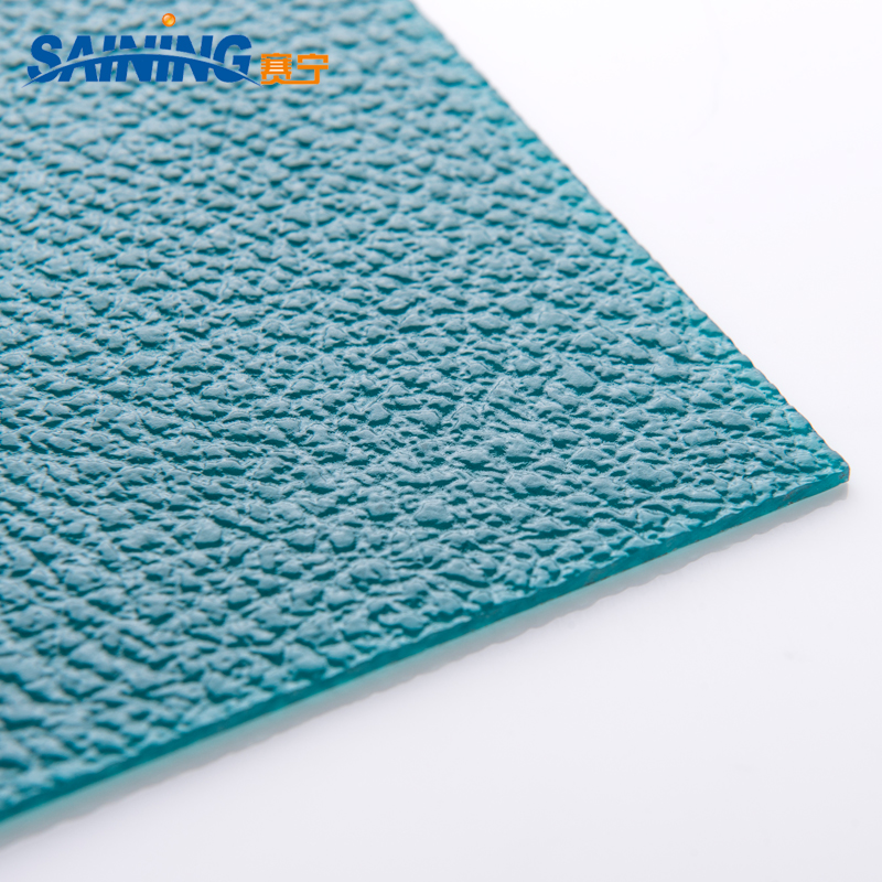 0.9-8mm Embossed frosted polycarbonate solid sheet for roof