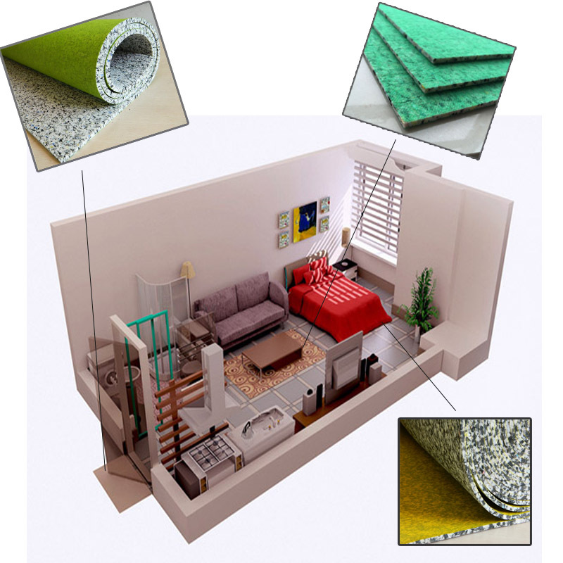 Hot sale commercia use foam carpet PU underlayment for outdoor carpeting