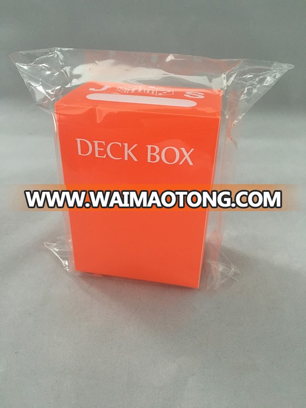 PP solid deck box for wholesale and retail MTG/TCG Dongguan factory