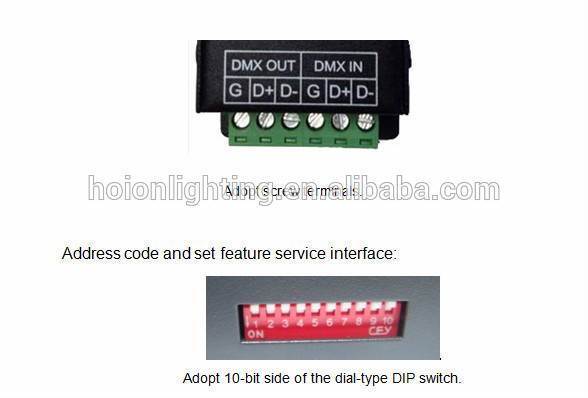 Hot selling DMX512 controller led single color dmx controller 1ch*25A dmx led controller ce rohs warranty