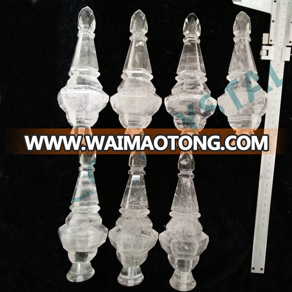 Quartz rock crystal chandelier pendants, keco crystal is work on rock crystal for chandeliers