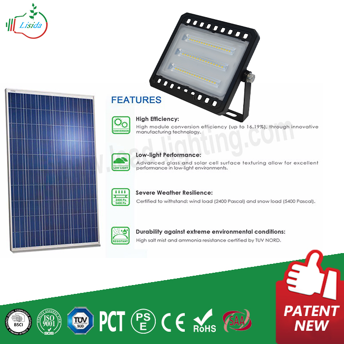 Shenzhen Factory wholesale solar floodlight 10w led solar flood light