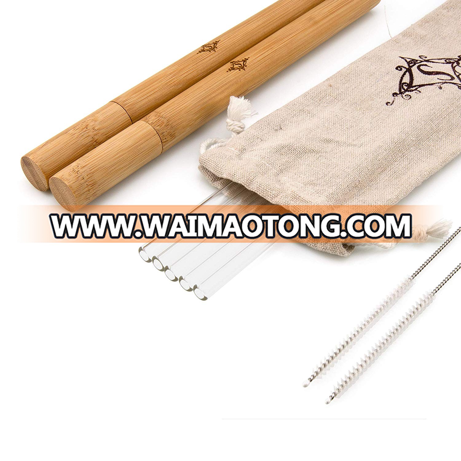 wholesale transparent glass straws