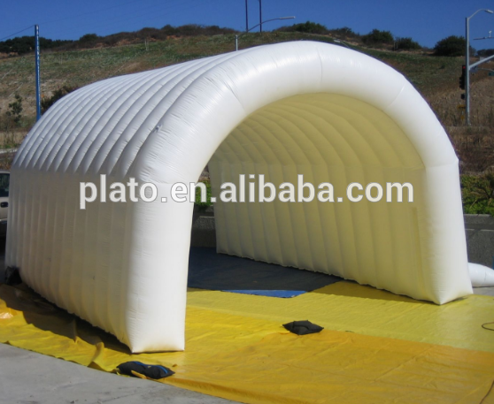 White color giant inflatable tunnel arch tent for outdoor