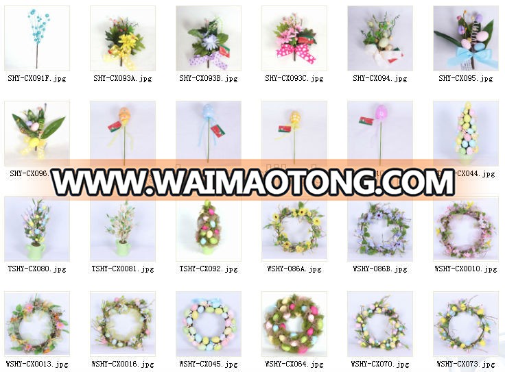 hot selling easter egg wreath decorations