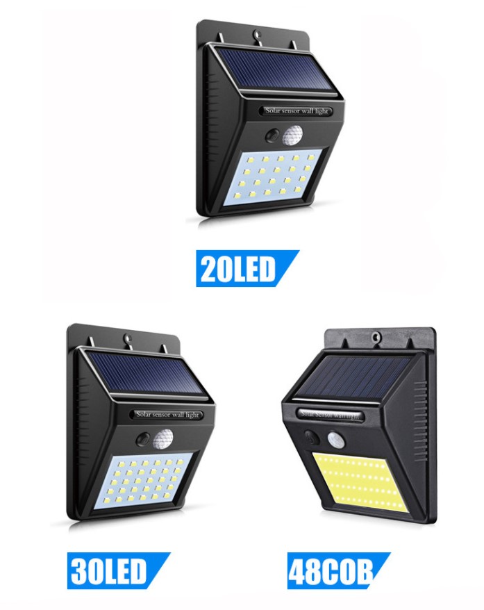 Outdoor ultra-light automatic human induction home solar garden wall lights