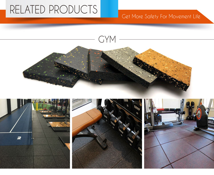 EPDM Granules Floor Mat Rubber Gym Mat