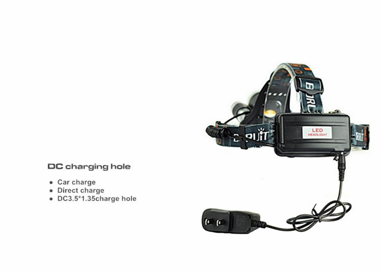 Waterproof Long Range Rechargeable 6000 Lumen Led High Power Headlamp