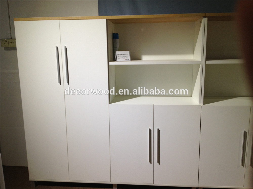 Factory price Open wooden Shelf design office furniture