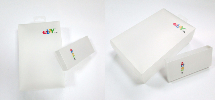 Custom PP small clear hard plastic packaging boxes