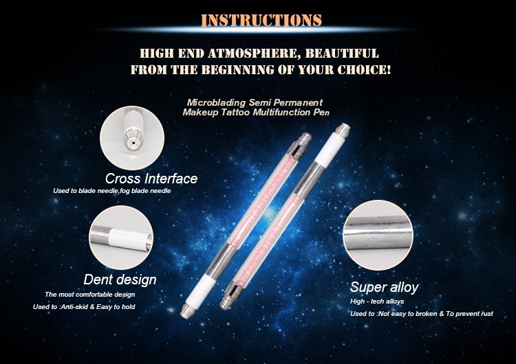 Crystal eyebrow tattoo pen microblade eyebrow pen