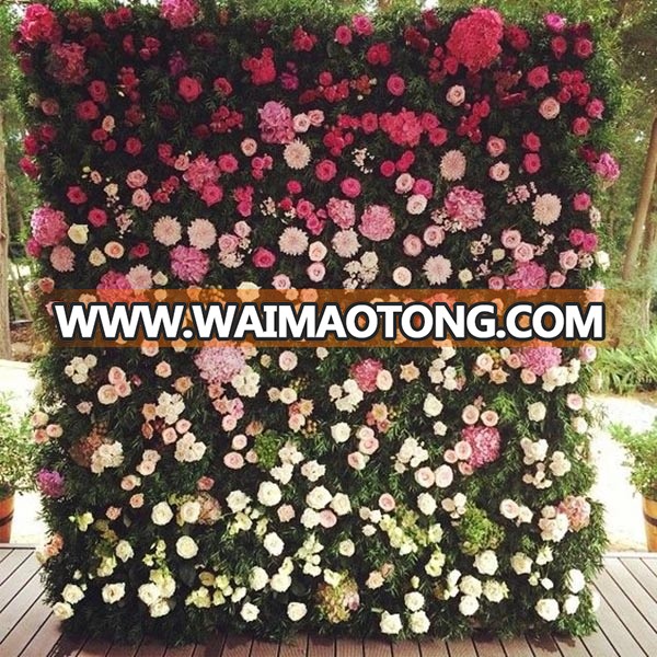 IFG Event High Quality Artifical Green Decor Wedding Flower Wall