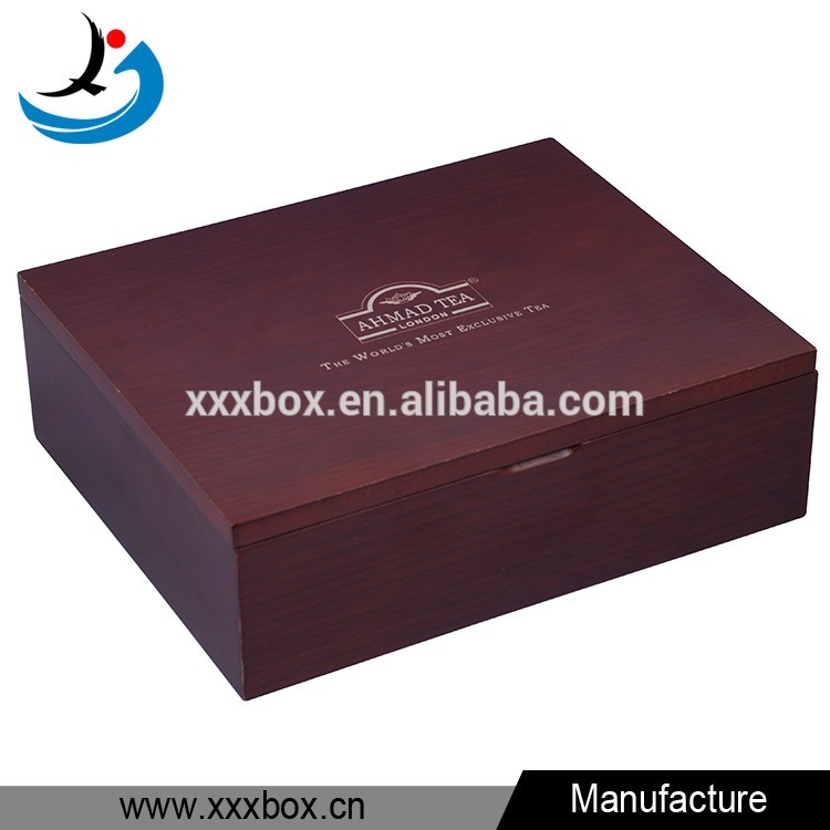 custom Gross wood tea packaging box for sale