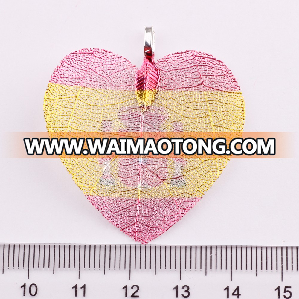 pretty color flag of spain heart pendants custom made charms wholesale