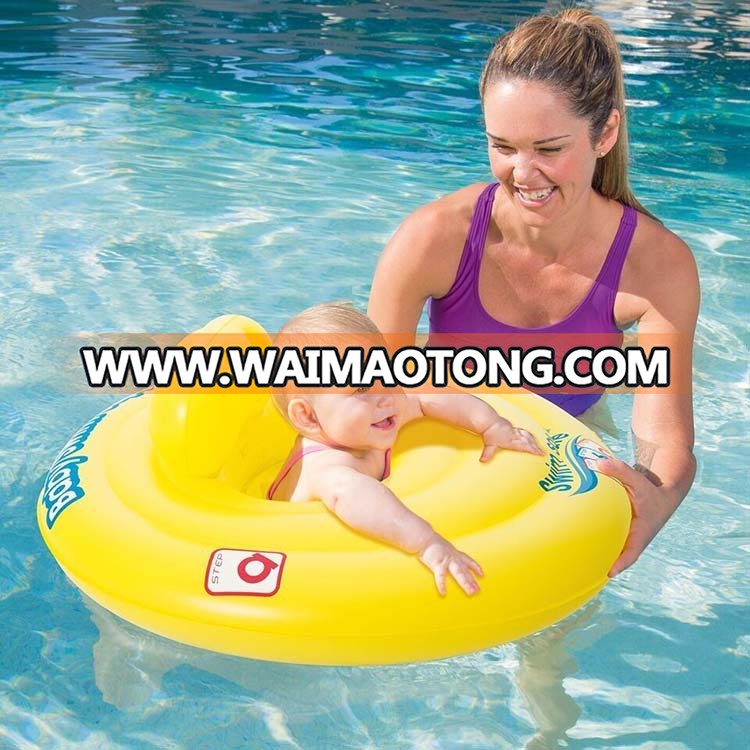 Baby seat baby boat swim ring inflatable baby animal seat