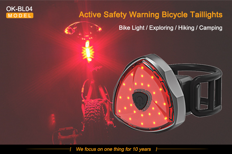 Multifunction German Safety GPS Helmet Spoke USB Rechargeable COB LED Mini Smart Rear Bike Light