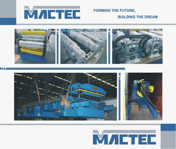 2014 Hot sale Stone coated steel Corrugated roof sheet making machine