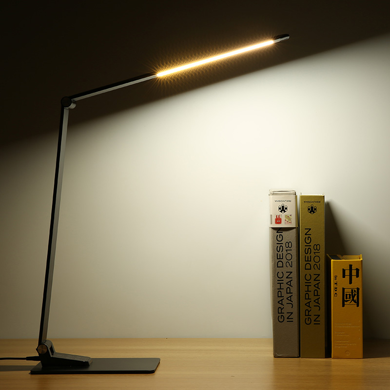 Color Changeable Led Light Indoor Desk Lamp shade Table Lamp Desk With Night Light