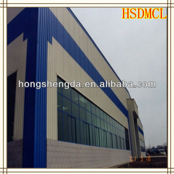 A large steel plant, warehouse, workshop made in HSD on china